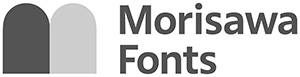 Morisawa Fonts ロゴ2 モノクロ1