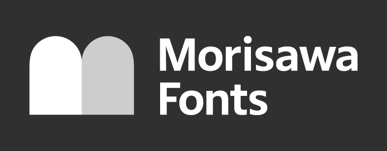 Morisawa Fonts ロゴ2 モノクロ2