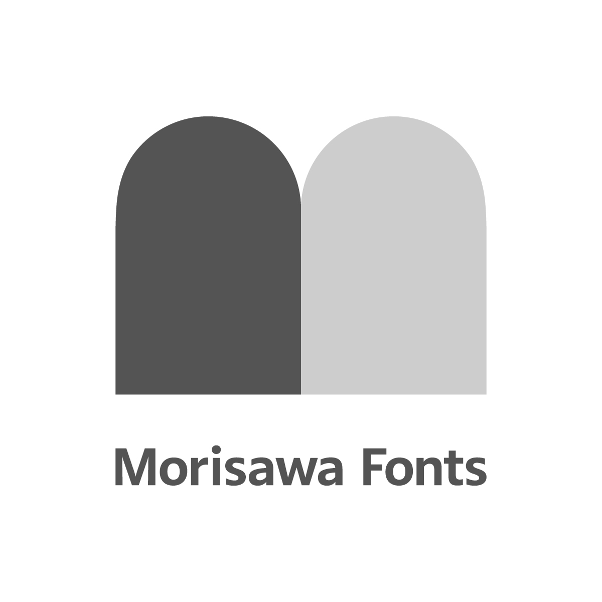 Morisawa Fonts ロゴ3 モノクロ1