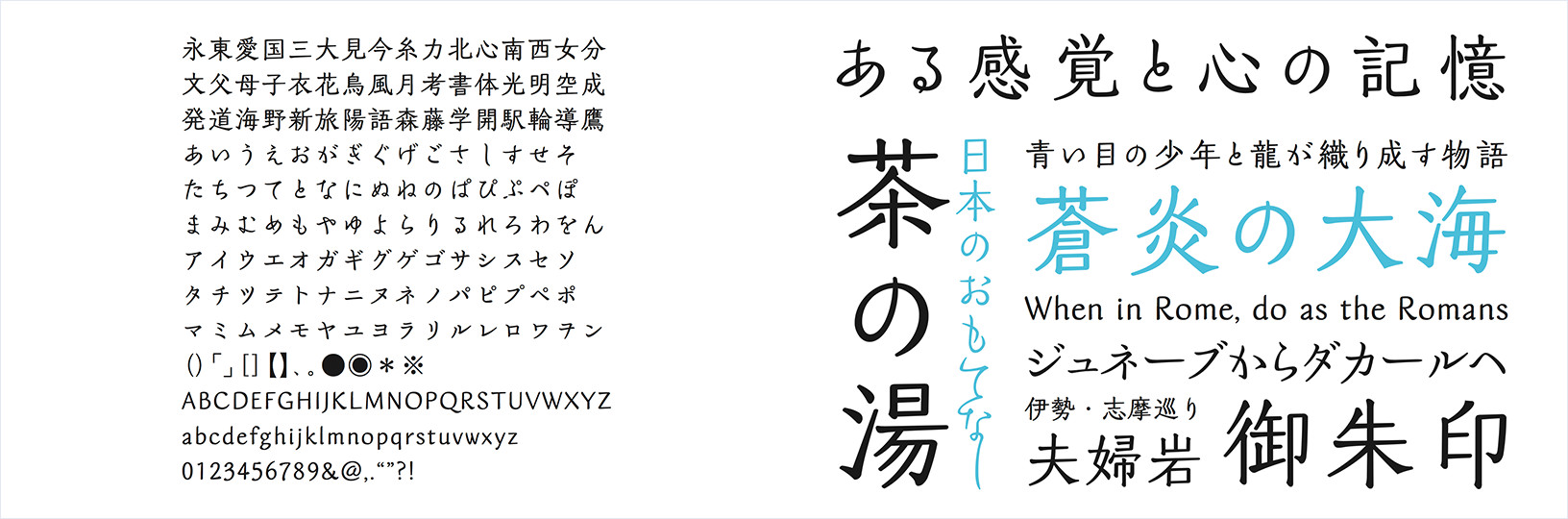 2017 モリサワ新書体 | 株式会社モリサワ