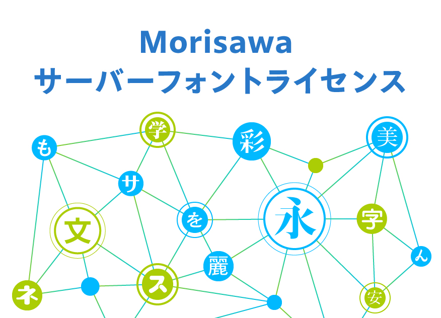 Morisawa サーバーフォントライセンス | フォント製品 | 製品