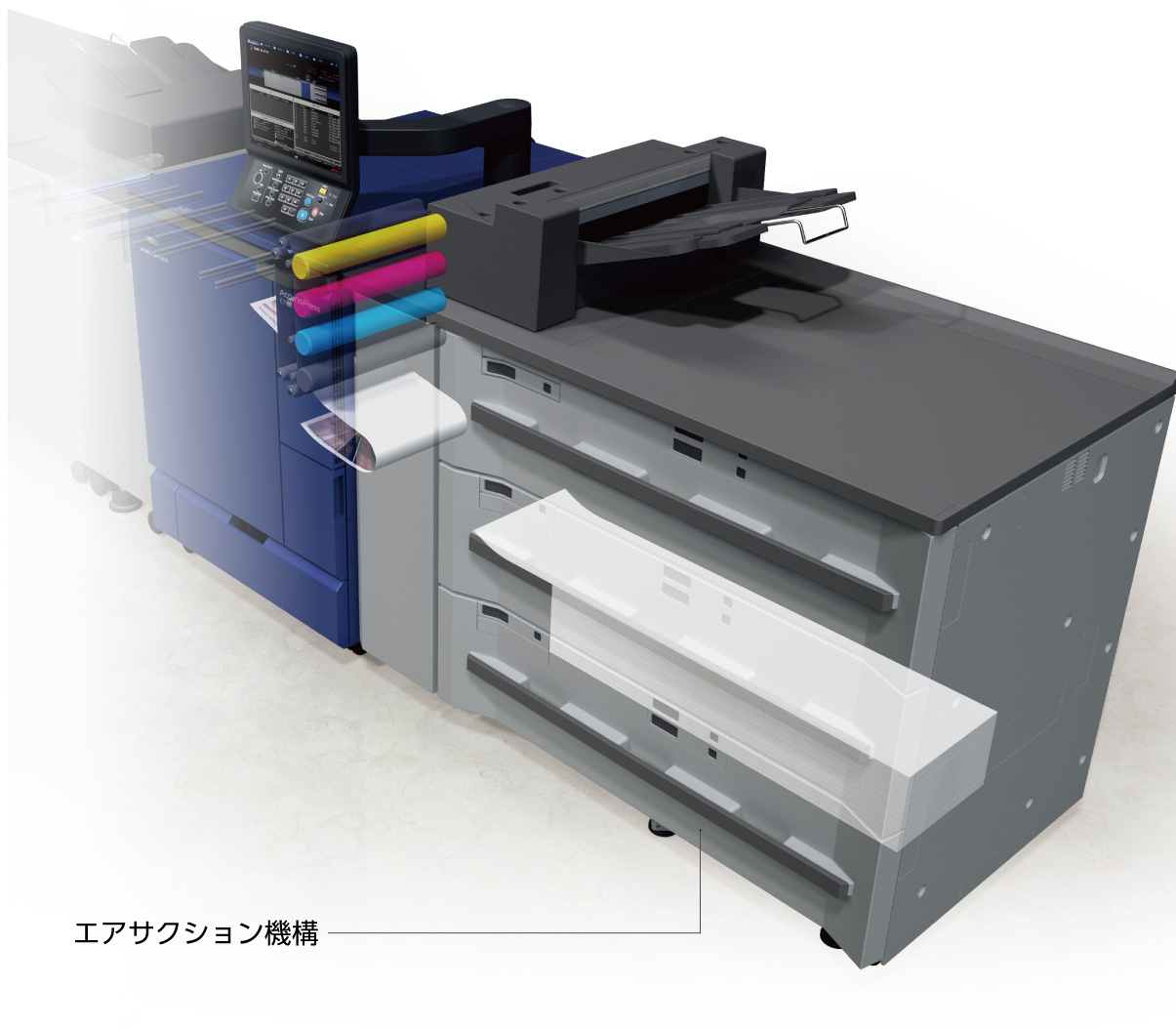 新滑剤システム採用でドラムユニットをロングライフ化